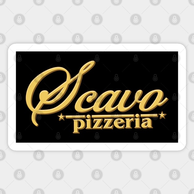 Scavo Pizzeria Magnet by deadright